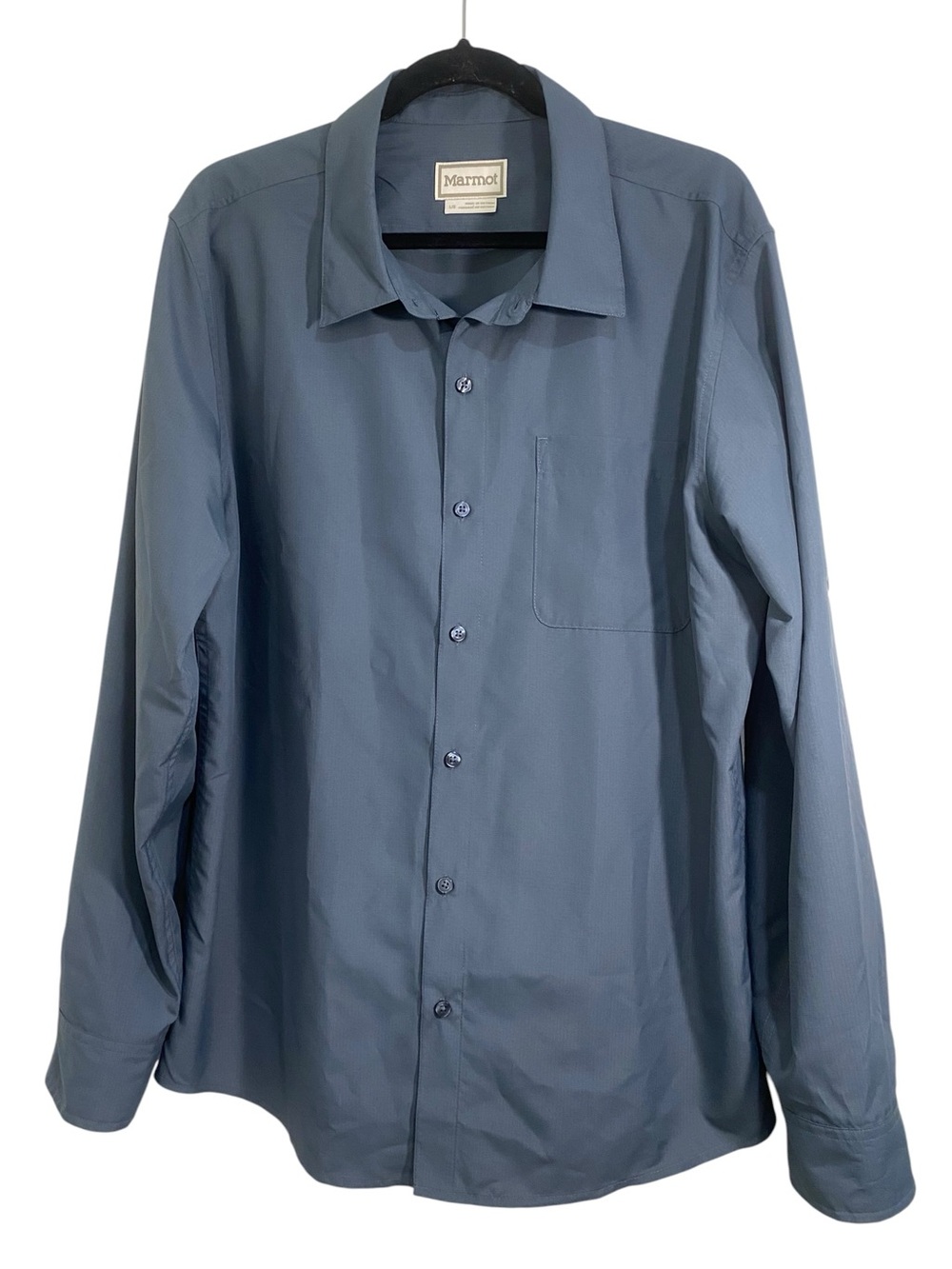 Marmot Dri Fit Lightweight Button Down Shirt